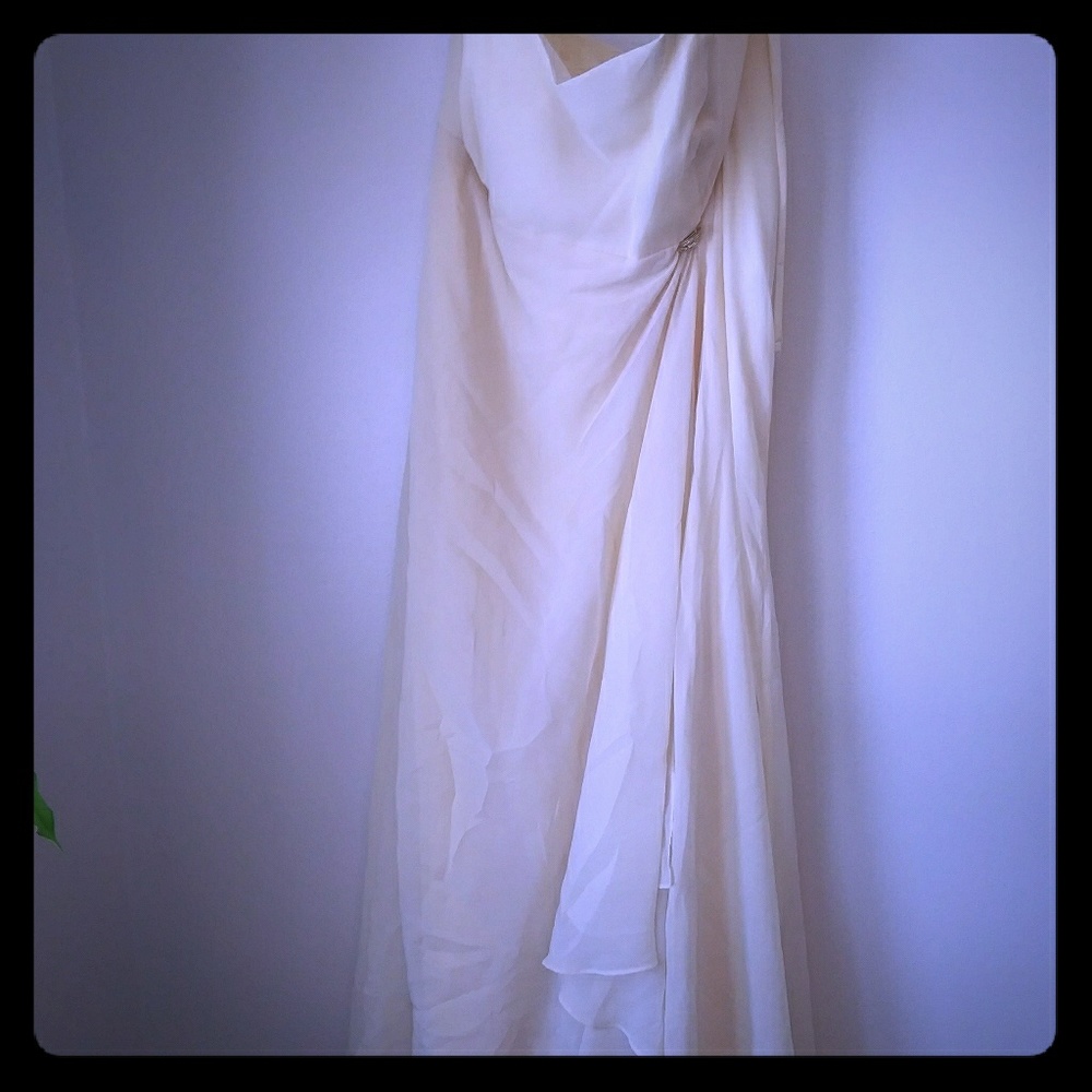 Strapless or with straps long formal dress